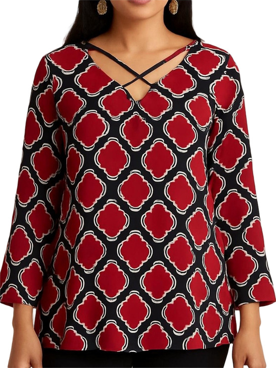 Chico's Tops - 30. WOMENS CHICO’S 2/L DETAIL TOP